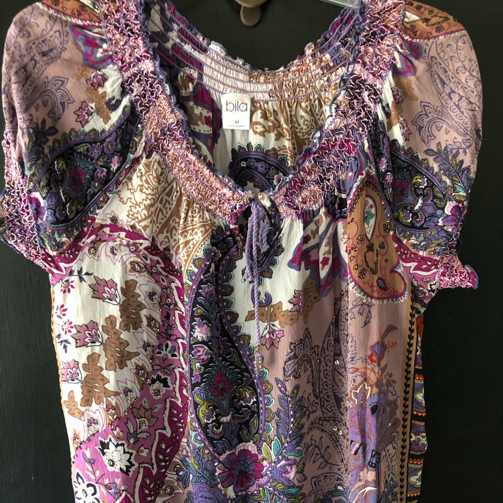 Rayon beaded blouse